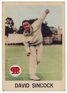 1965 Scanlens "Cricketers" part set [21/40]. Fair/VG.