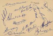 NEW ZEALAND: c1937-2010 collection with autograph pages (4); team sheets (46); signed photographs (53) & signed pictures (43).