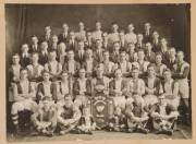 PRESTON FOOTBALL CLUB: Collection with team photographs for 1920, 1921, 1923 & 1963 (last 3 Premiership Years); framed jumper; honour board; books "The Bullants - A History of Preston Football Club" (2); "Football Recorder" for 1963 Grand Final; Premiersh - 2