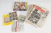 BALANCE OF COLLECTION, noted "Inside Football" (99 issues 1971-96); 1964-97 fixtures (33); range of books, annuals & magazines (43).