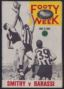 "Footy Week" magazine (17 issues, 1965).