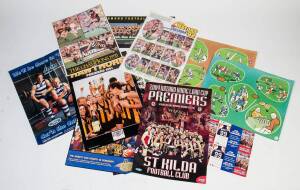 FOOTBALL POSTERS, large collection (100+). Inspection will reward.