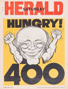 RICHMOND: Original Weg posters for 1980 & "Hungry! 400" (Kevin Bartlett's 400th game in 1983). Fair/Good condition.