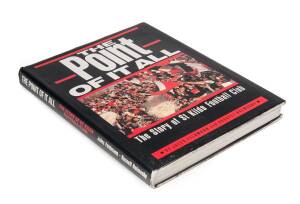 ST.KILDA: "The Point Of It All - The Story of St.Kilda Football Club" by Feldmann & Holmesby [Melbourne, 1992]; plus St.Kilda casual jumper believed to have been worn by Tony Lockett.