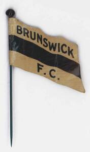 1908 Wills "Football Flags Shaped with Pin" [1/27] - Brunswick ("Capstan" on reverse). G/VG.