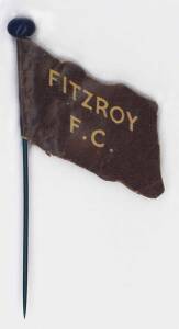 1908 Wills "Football Flags Shaped with Pin" [1/27] - Fitzroy (blank on reverse). G/VG.