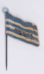 1908 Wills "Football Flags Shaped with Pin" [1/27] - Northcote ("Capstan" on reverse). G/VG.