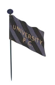 1908 Wills "Football Flags Shaped with Pin" [1/27] - University ("Havelock" on reverse). G/VG.