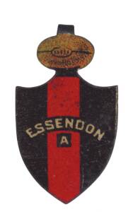 1910-11 Sniders & Abrahams "Football Club Shields" [1/39 known] - Essendon (Association). G/VG (tongue folded over).