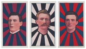 1910-11 Sniders & Abrahams "Australian Footballers", Series F (Rays), almost complete set [59/60]. Mainly G/VG. [The rarest of the Sniders & Abrahams sets].