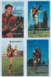 1970-77 National Bank "Hawthorn Footballers", complete set [4]. Fair/VG. Scarce.