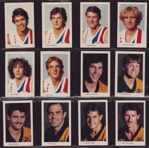 1983 Big Ben "SANFL Footballers", almost complete set [59/60]. G/VG.