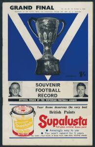 1963 "Football Record"s including 2nd Semi Final, Prelim Final & Grand Final (Geelong v Hawthorn). Fair/Good condition.