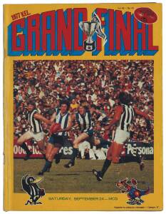 1976-2014 "Football Record"s, incomplete run of Grand Finals. Fair/VG condition.