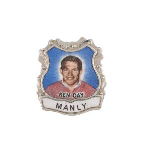 1967 Sydney Daily Mail "NRL Captains Badges" - Ken Daly (Manly).