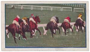 1911 Sniders & Abrahams "Australian Racing Scenes", complete set [40]. Mainly G/VG. Scarce - the first complete set we have offered.