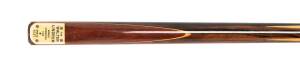 WALTER LINDRUM, c1930 Billiards Cue with engraved ivory plate, "The Walter Lindrum, World Champion cue, Break 4137". Good condition in cue case.