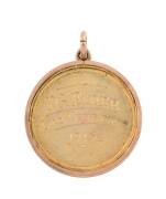 UMPIRE DAVID ELDER: Victorian Cricket Umpires Association gold fob engraved "D.A.Elder, Life Member, 1913". Also a gold fob awarded to him in 1910 for 28 years service with John Danks & Son; 3 items from his son R.Elder - gold fob for M.B.C.A.Premiers 190 - 8