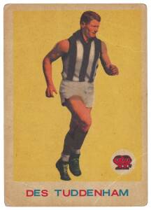 1964 Scanlens "Footballers" [5/33] - No.5 Peter Steward, No.6 Gordon Hynes, No.9 Wesley Lofts, No.23 Terry Waters & No.27 Des Tuddenham. Fair/G.