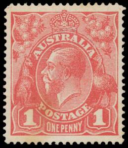 ONE PENNY RED SINGLE-LINE PERF: Plate 1: 1d carmine Die II BW #70(1)i (SG 21a), remarkably well centred, small thin at the top & light stain at lower-left, large-part o.g., Cat $25,000 £15,000). Michael Drury Certificate (2015) strangely states "no gum"! 