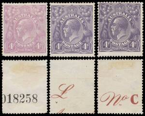 1920-21 FOUR PENCE COLOUR