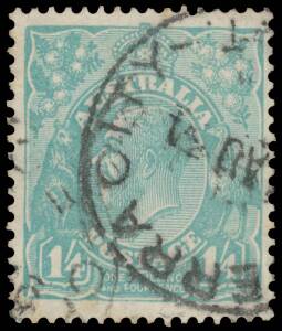WATERMARK INVERTED VARIETIES: 1/4d turquoise-blue BW #131a (SG 131w), well centred, 'CANBERRA CITY/-AU34/FCT' cds, Cat $12,500 (&pound;14,000). Michael Drury Certificate (2015). The ACSC states "At least eight used examples - and no mint - with watermark inver