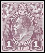 THE PERKINS BACON DIE PROOFS: State 2 die proof with a field of horizontal lines behind the King's head, in brown-purple ("purple-brown" in the ACSC) on highly glazed thin card (125x94mm) with no endorsements BW #70(DP)12F, Cat $16,000. Ex Perkins Bacon A - 3