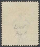 HALFPENNY GREEN SINGLE-LINE PERF: &frac12;d pale green BW #64B (20a), exceptional centring, Melbourne machine cancellation, Cat $1000 (&pound;550). Michael Drury Certificate (2015). - 2