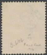ONE PENNY RED SINGLE-LINE PERF: 1d carmine-red with Thin 'G' Retouch BW #70(2)L, Queensland machine cancellation well clear of the variety, Cat $2000. Superb! Michael Drury Certificate (2015). The ACSC states "Stamps from the Left Plates (Panes I-IV) with - 2