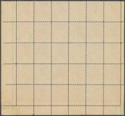 ONE PENNY RED SINGLE-LINE PERF: 1d carmine-red No Monogram block of 30 (6x5) from the lower-right of the sheet BW #70(3)za, well centred, some minor perf separation/rejoining in the margins only, all units are unmounted, Cat $4500++ for a mounted corner s - 2