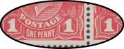 ONE PENNY RED COMB PERF ROUGH PAPER: Plate 1: 1d carmine-rose Dies I-II-II block of 6 BW #72(1)ia (SG 47/i), all four Die II Spurs are Erect, lightly mounted, Cat $3500+ (£1800+). Superb! A scarce block. Michael Drury Certificate (2005) as the then BW #72 - 5