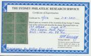 PENNY-HALFPENNY GREEN: 1½d green on Very Coarse Mesh Paper BW #88a block of 6 (3x2), one pulled perf at the top, four units are unmounted, Cat $5200+. Michael Drury Certificate (2015). Identified as from Electro 11. - 3