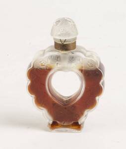 A Lalique perfume bottle for Nina Ricci, designed by Marc Lalique, French, 20th century10cm high