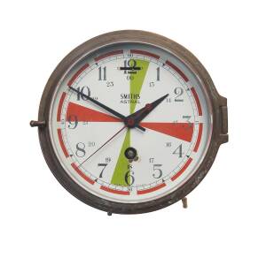 A ships clock "Smiths Astral", made in England. 18cm diameter.