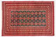 A group of 3 hand woven tribal rugs. Largest 105 x 152cm. 