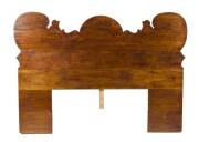 A carved wood bedhead, 20th Century. 169 x 120cm