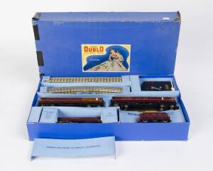 HORNBY: Dublo "Duchess of Atholl" Electric 3-Rail Passenger Train Set EDP2 in original box (some damage to box).