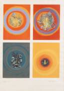 FRANK HODGKINSON (1919-2001), Genesis, lithographs Nos 3 of 100 a&b, signed and dated '72, 104 x 74 cm