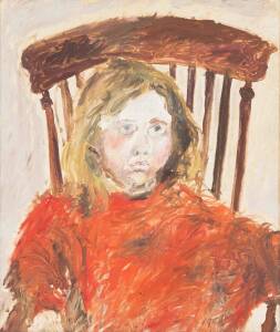 JAMIE BOYD (BORN 1948): Portrait 1966, oil on canvas, signed and dated lower right: Jamie Boyd 1966, bears Australian Galleries label verso, 64 x 54 cm