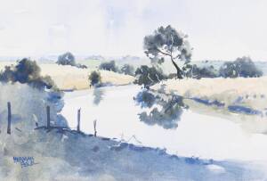 HERMAN PEKEL (BORN 1956), Landscape, watercolour, signed lower left: HERMAN PEKEL, 23 x 34 cm 