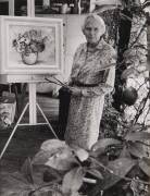 ANNE MONTGOMERY (1908-1991), A collection of seven drypoint etchings, various scenes and landscapes each signed and some dated, together with a photograph of Anne Montgomery in her studio, the largest etching 25 x 19cm