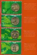 'Sydney 2000 Olympics $5 Coin Collection', 'Centenary of Federation' 20 Coin collection, 'The Medallic History of Australia' (47 of 60 issued) smaller second edition, plus NPA $20 Hargreaves folder x2. (5)