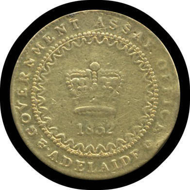 ADELAIDE POUND: 1852 Adelaide Pound Type II, VG.