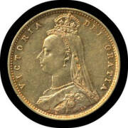 HALF-SOVEREIGN: 1887M Jubilee Head, VF.