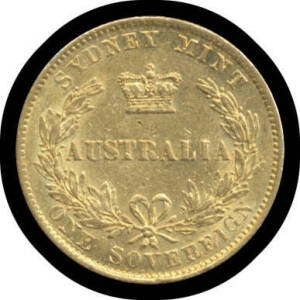 SOVEREIGN: 1866 Sydney Mint, VF.