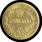 SOVEREIGN: 1867 Sydney Mint, VF.
