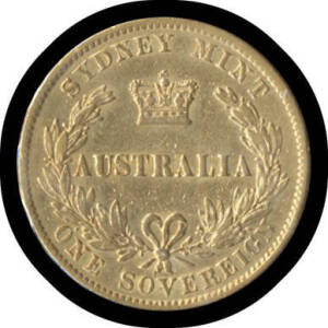 SOVEREIGN: 1868 Sydney Mint, Fine.