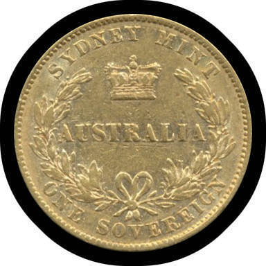 SOVEREIGN: 1870 Sydney Mint, Fine.
