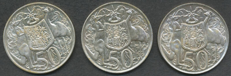 FIFTY CENTS: 1966 silver 50c, condition EF-Unc. (80)