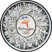 THIRTY DOLLARS: 2000 $30 Olympic Kilo Masterpiece, 1kg of 99.9% silver #2357 in wooden presentation box and foam case.